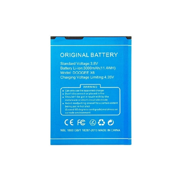 Батарея Doogee X6 (2500mAh)  [Original PRC]